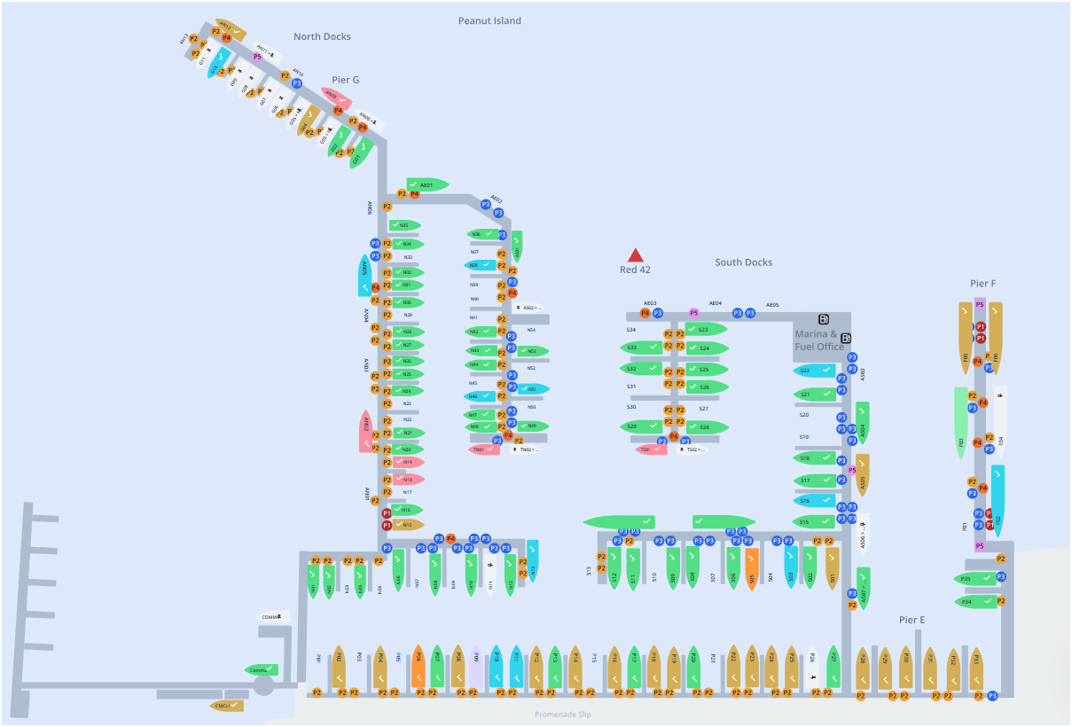 Marina Schematic Diagram